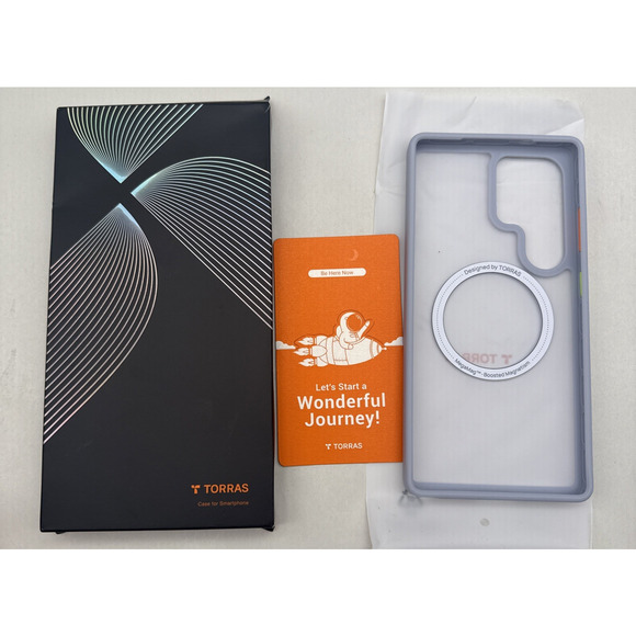 TORRAS Magnetic Shockproof Case for Samsung Galaxy S25 UltraCase Light Blue READ - Picture 6 of 14